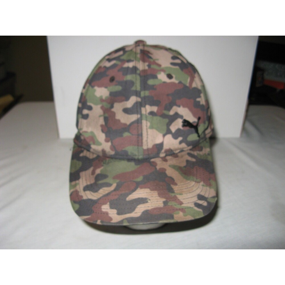 Puma Sports Camouflage Baseball Hat Cap Stretch Size L-XL